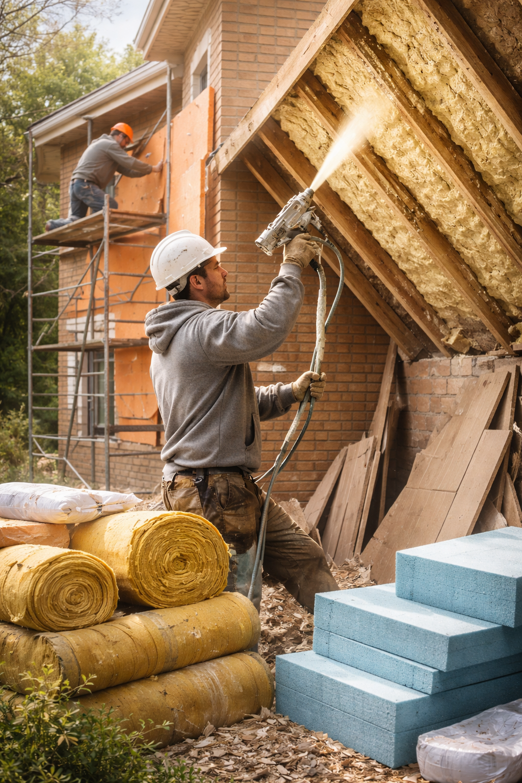 Утепление домов в Магнитогорске под ключ от 4345 руб/м2 | Профессионально — ТепломастерМгн