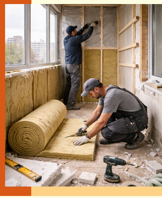 Утепление балкона под ключ в Магнитогорске качественно и быстро